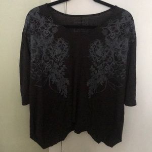 Free people 3/4 sleeve shirt small